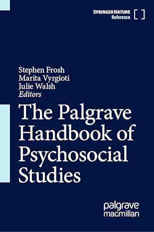 The Palgrave Handbook of Psychosocial Studies