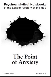 Psychoanalytical Notebooks No. 42/43: The Point of Anxiety